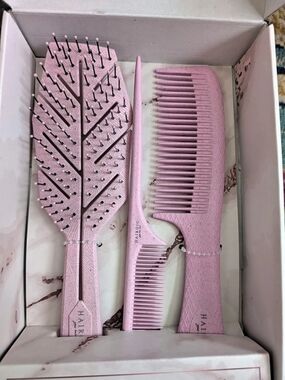 HAIROIC Eco HairOIC Brush Set Pink 3-Piece Brush Set NWT